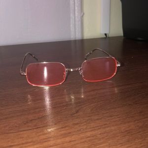 Pink Square Sunglasses